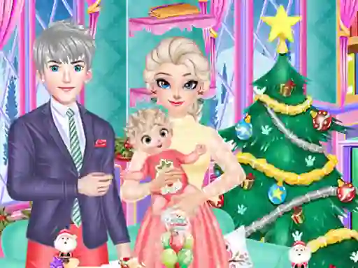 Spel Frozen Family Christmas Preparation på nätet