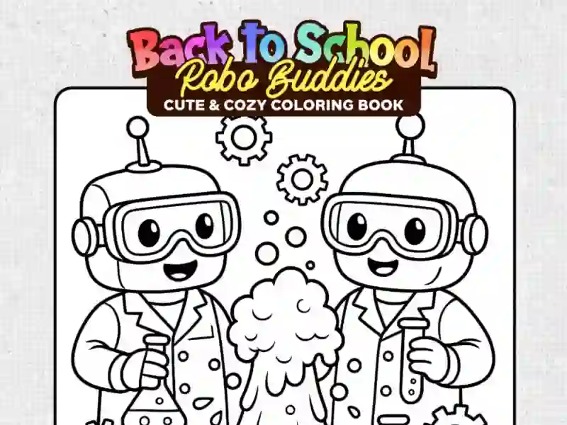 Spel Back to School: Robot Coloring Book på nätet