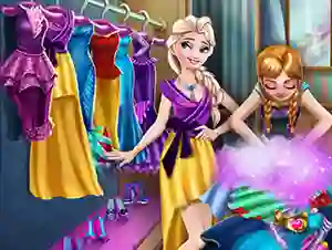 Spel Ice Kingdom Wardrobe Cleaning på nätet