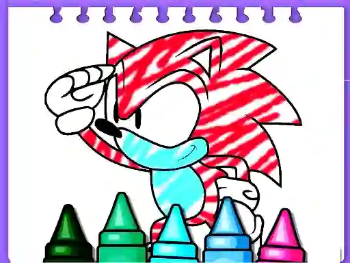 Spel Sonic Coloring Book på nätet