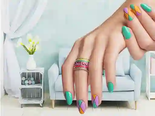 Spel Nail Art Puzzle på nätet
