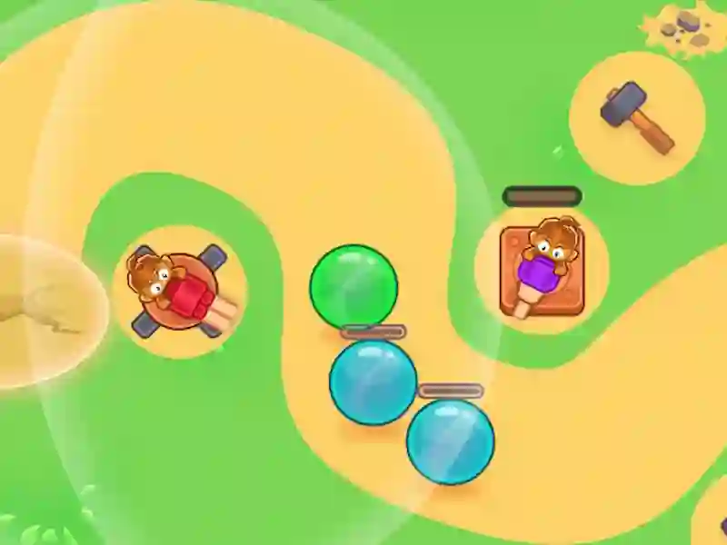 Spel Monkey Bubble Defense på nätet