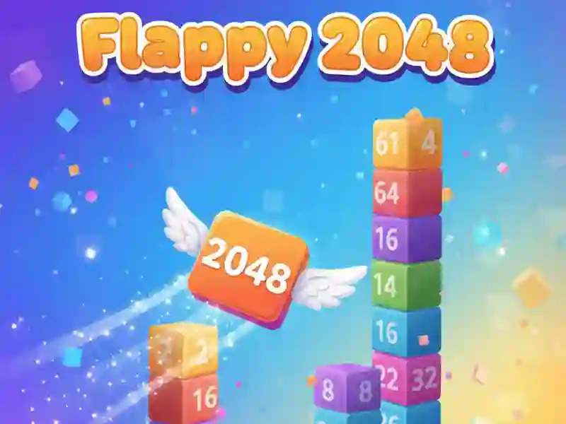 Spel Flappy 2048 på nätet