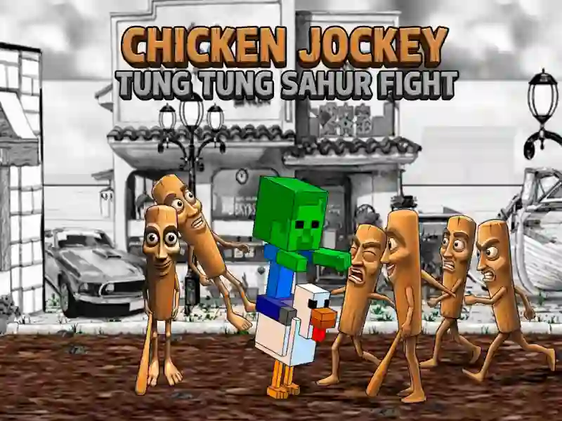 Spel Chicken Jockey Tung Tung Sahur Fight på nätet