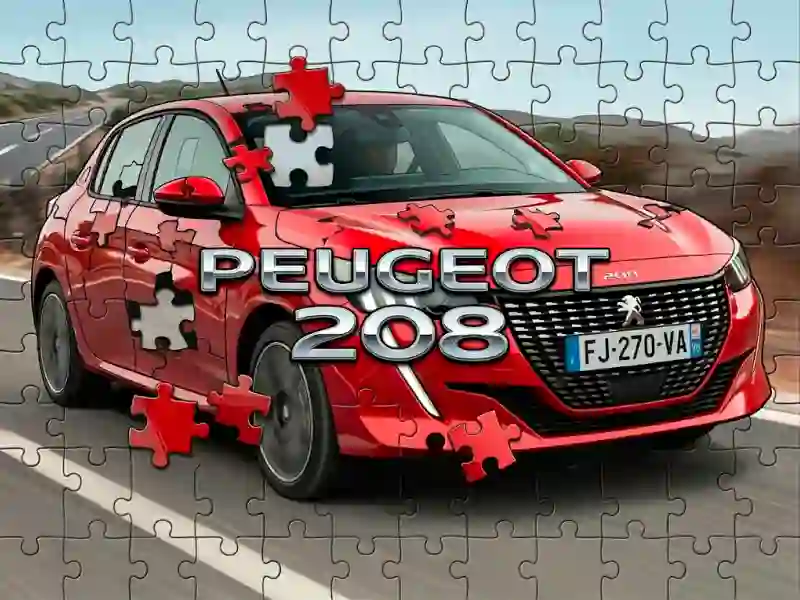 Spel Peugeot 208 på nätet