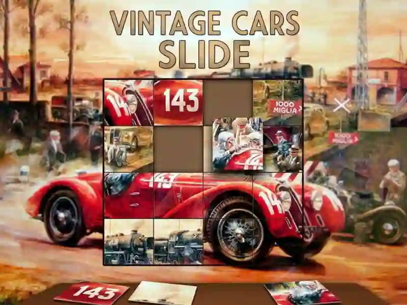 Spel Vintage Cars Slide på nätet