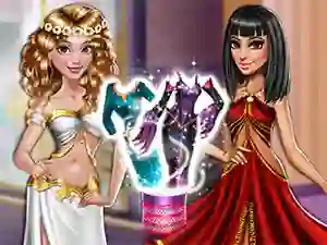 Spel Dolly Princess vs. Villain Dress Up på nätet