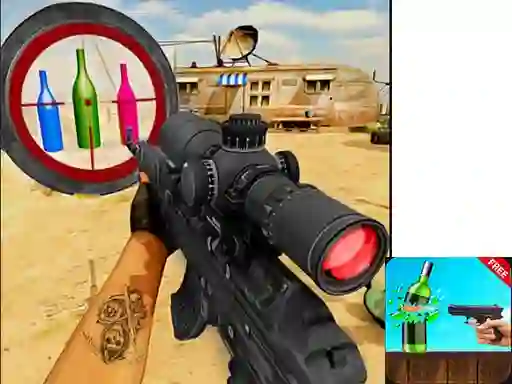 Spel Sniper Bottle Shooting på nätet