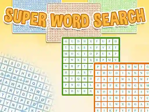 Spel Super Word Search på nätet