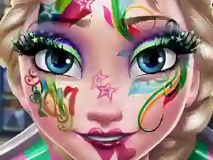 Spel Elsa New Year Makeup på nätet