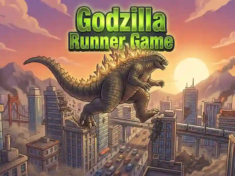 Spel Godzilla Runner Game på nätet