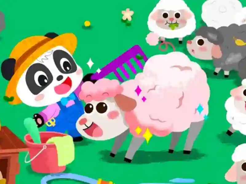 Spel Baby Panda Animal Farm på nätet