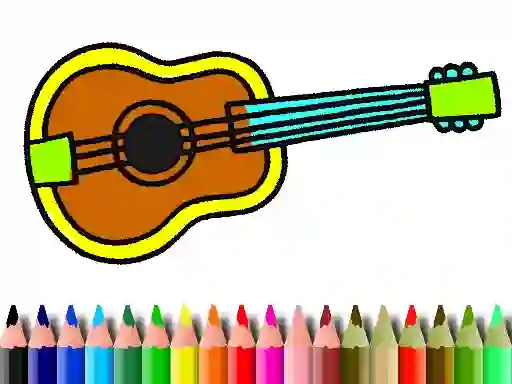 Spel Back To School: Music Instrument Coloring Book på nätet