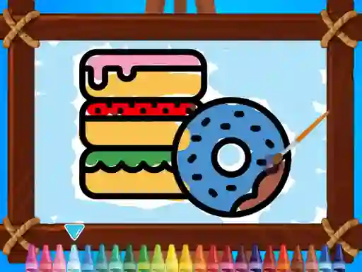 Spel Kids Coloring Bakery på nätet