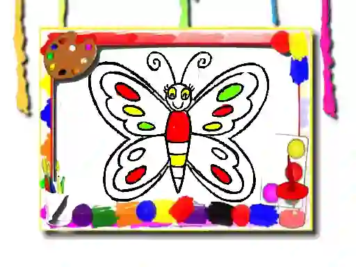 Spel Butterfly Coloring Book på nätet