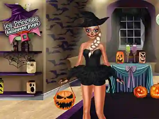 Spel Ice Queen Halloween Party på nätet