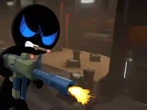 Spel Stickman Armed Assassin Cold Space på nätet