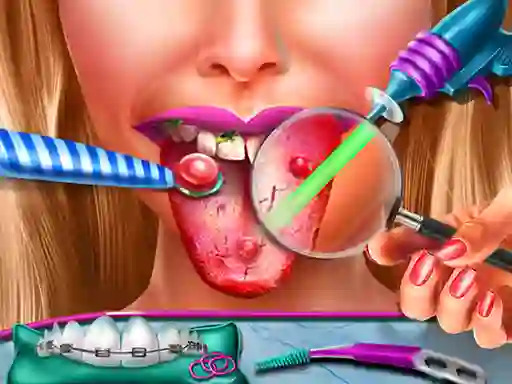 Spel Ellie Tongue Doctor på nätet