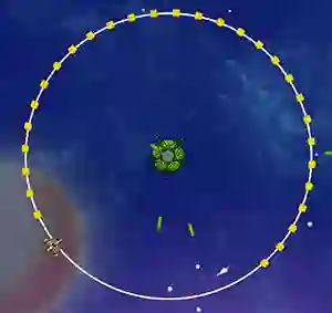 Spel Orbit Avoider på nätet