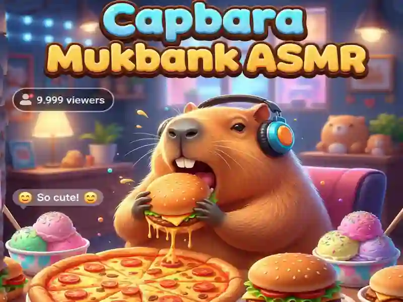 Capybara Mukbang ASMR 🕹️ Spela online på SGameS