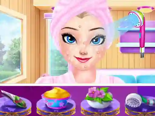 Spel Elsa Holiday Spa Relax på nätet