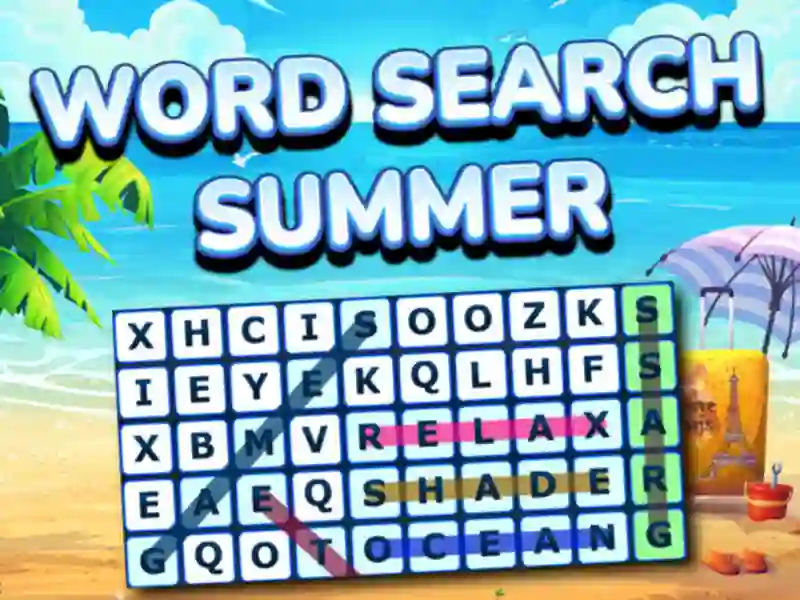 Spel Word Search Summer på nätet