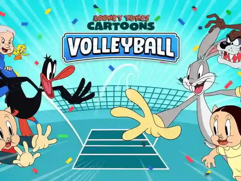 Spel Looney Tunes Cartoons Volleyball på nätet