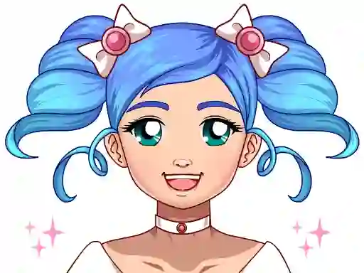 Spel Kawaii Magical Girl Dress Up Game på nätet