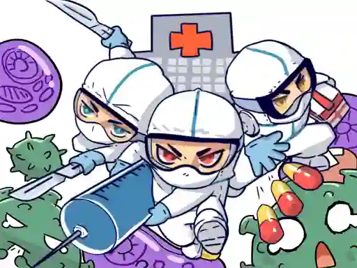 Spel Against Coronavirus Puzzle på nätet