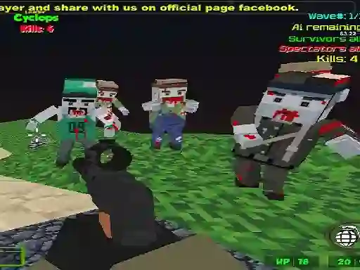 Spel Blocky Combat SWAT Zombie Survival på nätet
