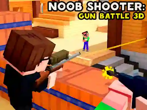 Spel Noob Shooter: Gun Battle 3D på nätet