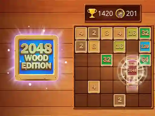 Spel 2048 Wooden Edition på nätet