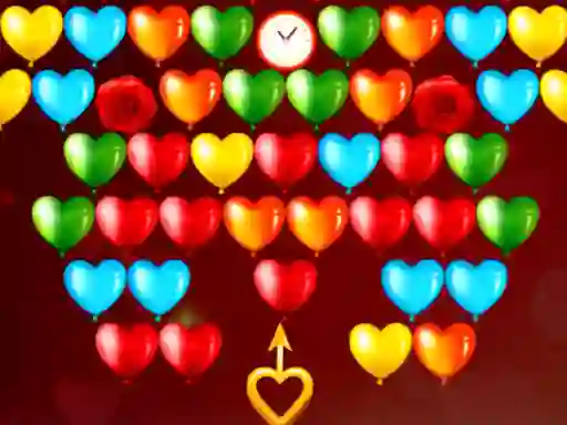Spel Bubble Shooter Valentines på nätet