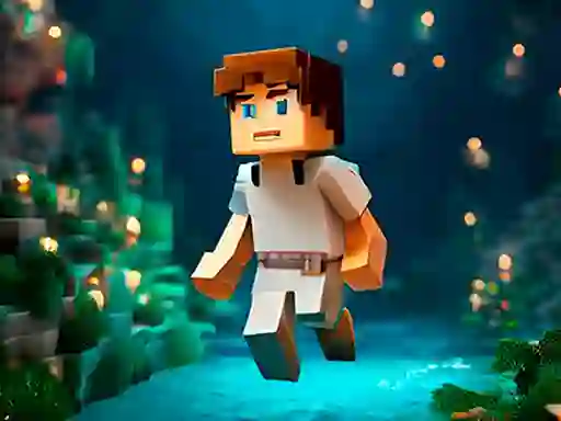 Spel Noobik Parkour in a Cave! på nätet