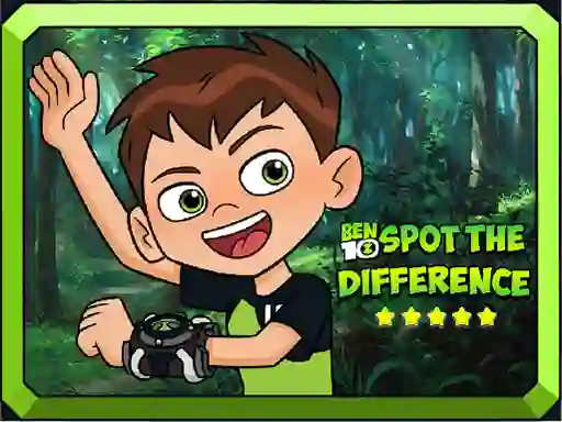 Spel Ben 10 Spot the Difference på nätet