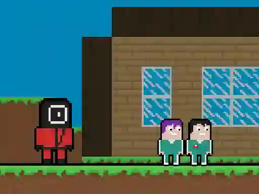 Spel Squid Escape But Blockworld på nätet