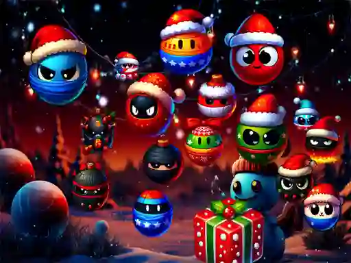 Spel Christmas Rush : Red and Friend Balls på nätet
