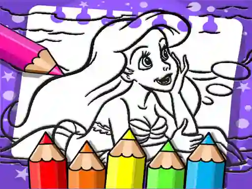 Spel Ariel The Mermaid Coloring Book på nätet