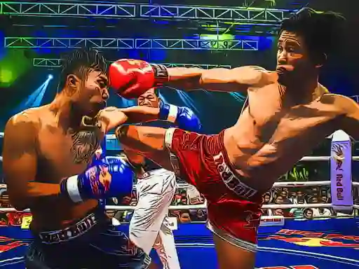 Spel MuayThai Fighters Jigsaw på nätet