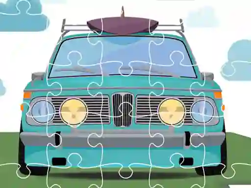 Spel Retro Cars Jigsaw på nätet