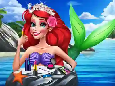 Spel Princesses: summer makeup på nätet