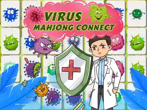 Spel Virus Mahjong Connection på nätet