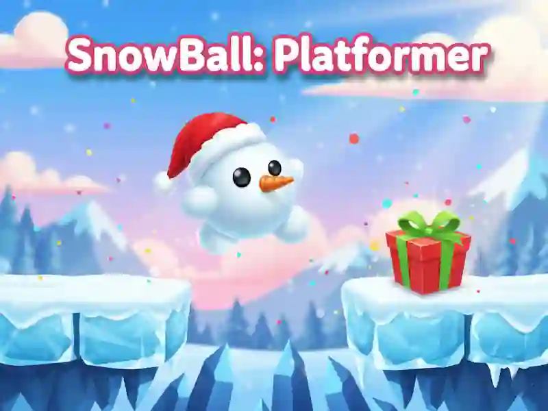 Spel SnowBall: Platformer på nätet
