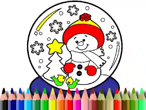 Spel Back To School: Christmas Coloring Book på nätet