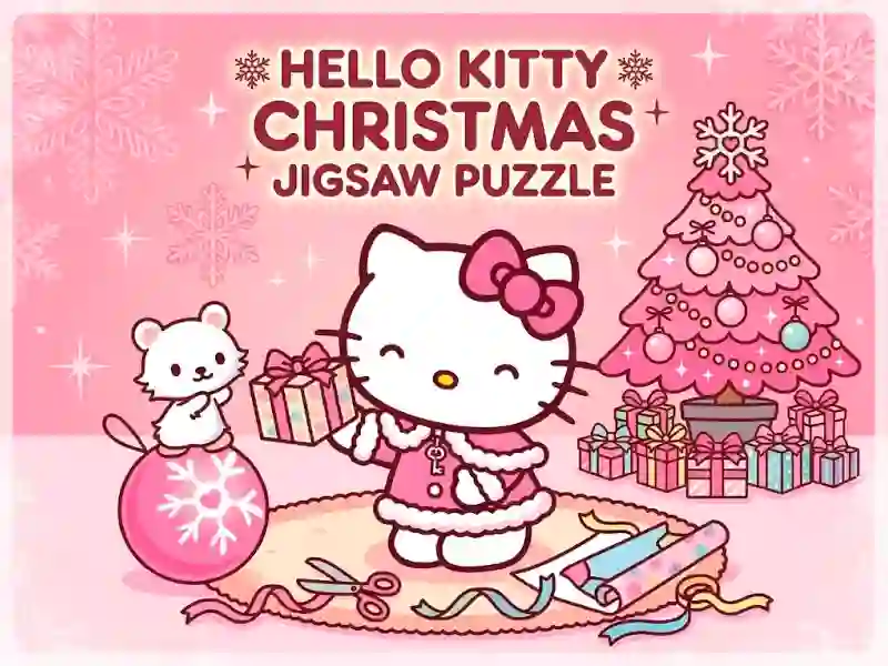 Spel Hello Kitty Christmas Jigsaw Puzzle på nätet