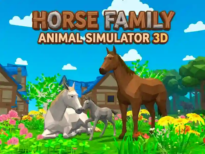 Spel Horse Family Animal Simulator 3D på nätet