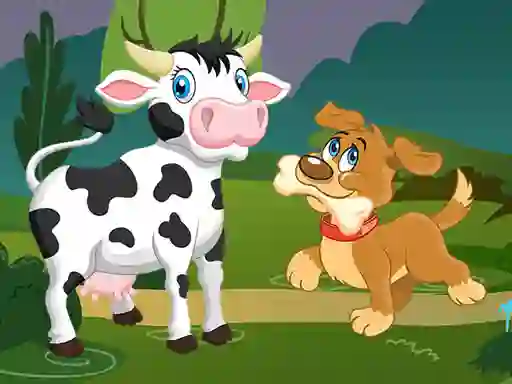 Spel Domestic Animals Memory på nätet
