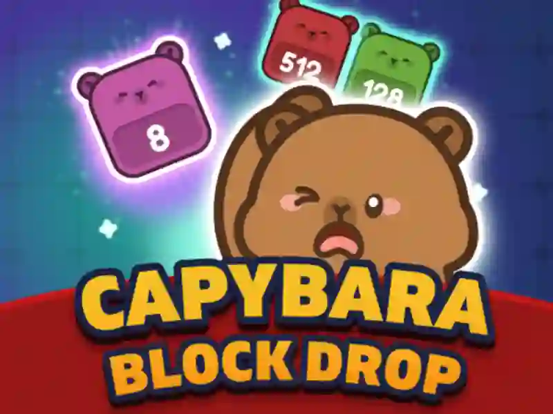Spel Capybara Block Drop på nätet