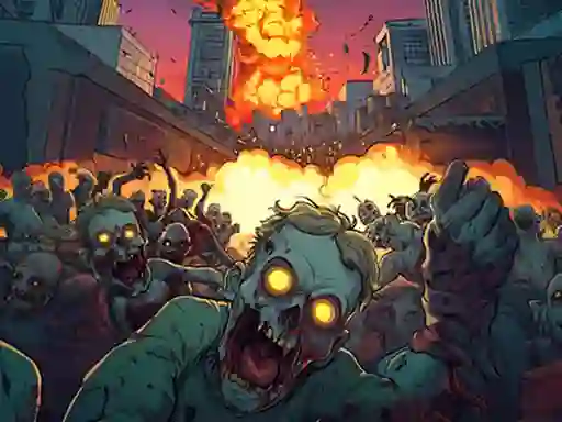 Spel Zombie Siege.io på nätet