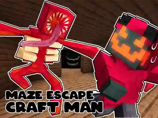 Spel Maze Escape: Craft Man på nätet